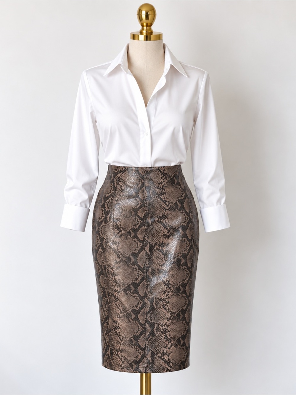 Faux Leather Skirt!